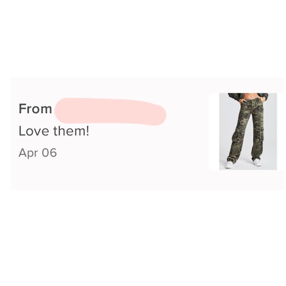 Green Camouflage Cargo Pants Mid Rise Waist with Pockets - Picture 8 of 9